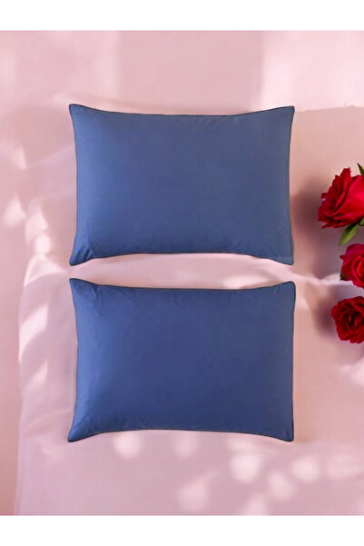 CollessiaHome 100% βαμβακερή ποπλίνα 1 ζευγάρι 2 μαξιλαροθήκες με κάλυμμα - N...