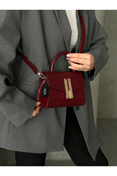 Night Dámská kabelka do ruky a přes rameno Montanna Model Claret Red