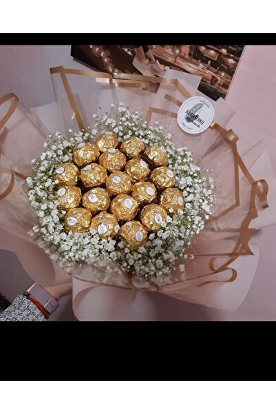 Fox Çiçek çikolata buket Ferrero Rocher özel tasarım sevgili kız arkadaşa isteme söz nişan hediye süs