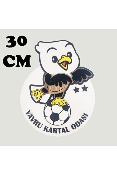 Veletto BJK Fan Black Eagle - هدية للأطفال باللونين الأبيض والأسود، خزانة حائط لباب حديثي الولادة