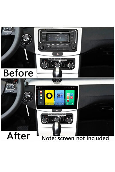 FORX5 Volkswagen Passat B6-B7-Cc Android Trimmer Frame (10 Inch) - Socket - Canbus