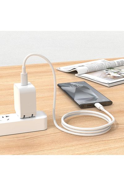 porodo Type-C To C Pvc Cable 1.2M - White