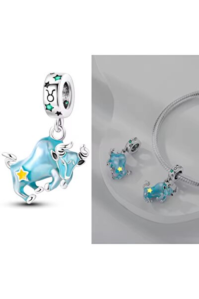 La'Vanti Designs Boğa Burcu Fosforlu 925 Ayar Saf  Gümüş Charmi