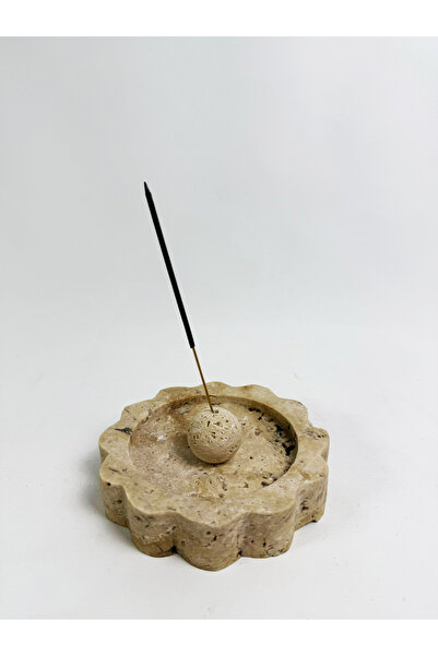 Modestmar Traverten Tütsülük, Yuvarlak Tütsülük Kenar Detaylı