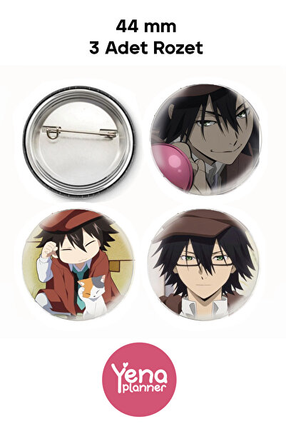 Yenaplanner Σετ στολίδια τσάντας Bungou Stray Dogs / Σετ σήματος
