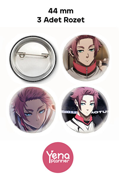 Yenaplanner Σετ Στολίδι Τσάντας Blue Lock / Σετ Σήμα