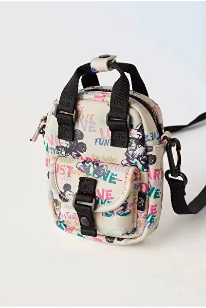 selvi wear حقيبة كتف وحقيبة يد لطيفة للأطفال بتصميم ميكي ماوس - تصميم أنيق وممتع