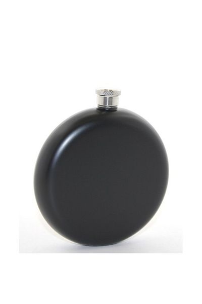 mk global Stainless Steel Round 8 oz Single Flask Black Color