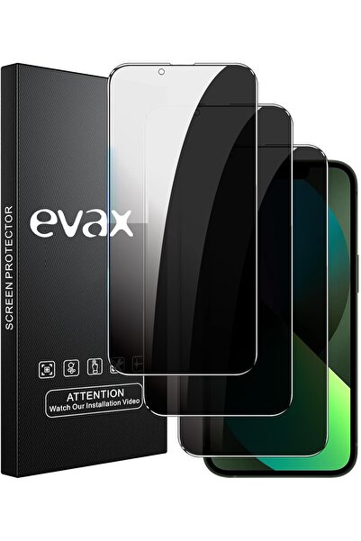 Evax (3'LÜ GUARD HAYALET) iPhone 13 Uyumlu Hayalet Tam Kaplayan Guard Cam Ekr...