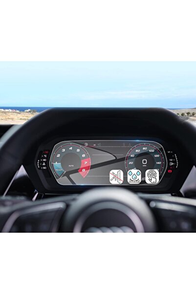 Mobilite لأودي RS3 2021-2024 نموذج عجلة القيادة الخلفية لوحة العدادات متوافق مع 9H نانو حامي الشاشة