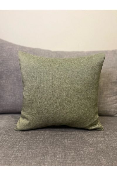 YOUC Design Linen Sand - 40X40 Primary Pattern Special Handcrafted Throw Pillow Cover
