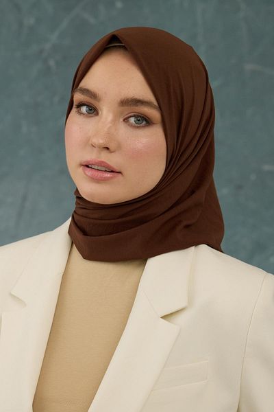 İpekhan Πικρό καφέ Comfy None Scarf - 10001-01