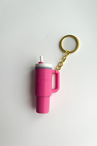sin istanbul Thermos Gold Chain Keychain with Quencher Straw