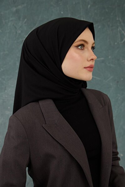 İpekhan Black Comfy No Scarf - 10001-22