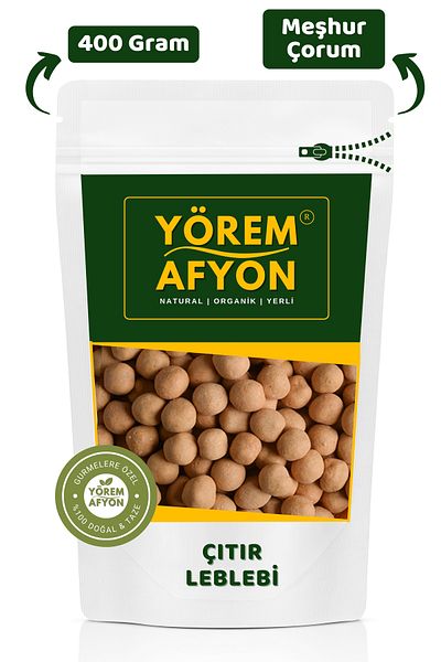Gülçehre Double Roasted Large Size Crispy Chickpeas with Soy Sauce, 400g from the Sorma