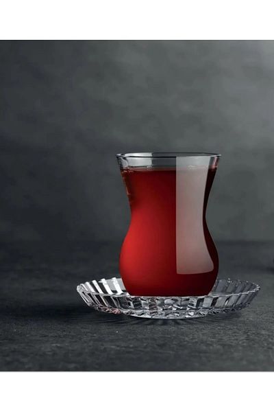 dekorasyon garajı طقم أطباق شاي باشابتشي بيكوز مكون من 12 قطعة