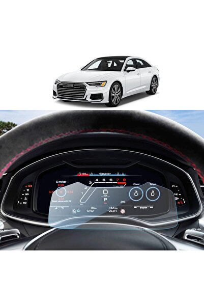 Mobilite لأودي Q8 2019-2024 موديل 12.3 بوصة لوحة أدوات خلفية عجلة القيادة متوافقة مع واقي شاشة نانو 9H
