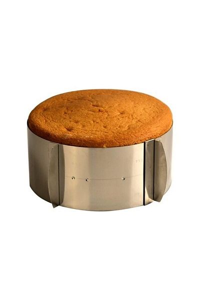 La Push Concept Adjustable Round Clamp Cake Pastry Mold-Steel