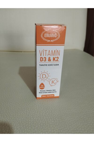Ersağ Vitamin D3&K2 Gıda Takviyesi
