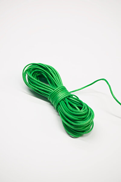 Dokumarkt Snur rotund ceară de 2 mm - Snur rotund din bumbac ceară - 10 metri