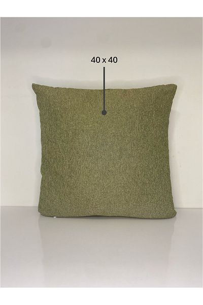 YOUC Design Linen Sand - 40X40 Primary Pattern Special Handcrafted Throw Pillow Cover
