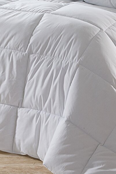 aytunç Aytunç 100% Cotton Fabric White Silicone Filled Double Quilt 195 X 215 cm