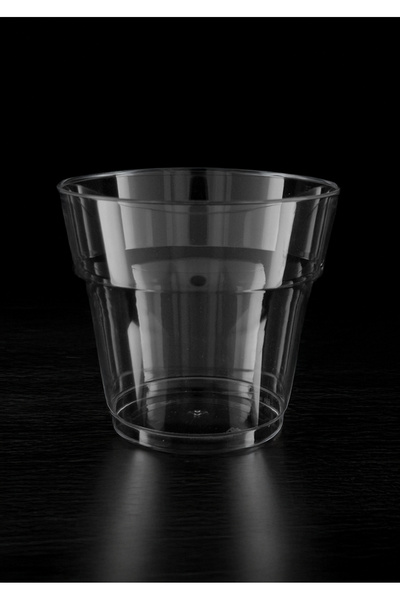 Home ROOTS 50 Adet Kristal Sert Plastik Şeffaf Pet Bardak 180 CC