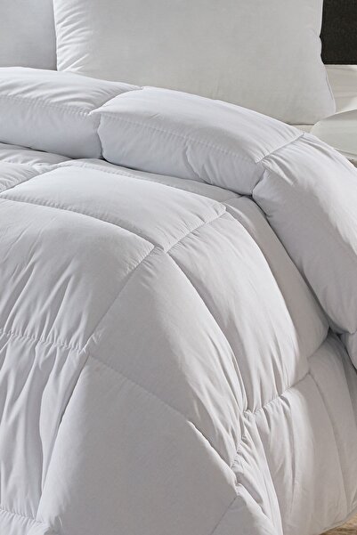 aytunç Aytunç 100% Cotton Fabric White Silicone Filled Double Quilt 195 X 215 cm