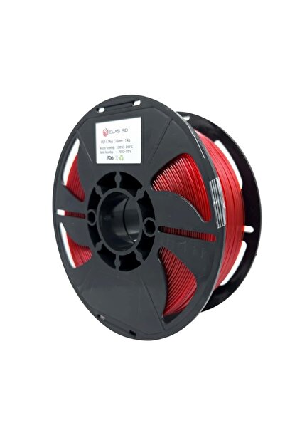 ELAS Kırmızı Petg Elas Filament 1kg 1.75 mm