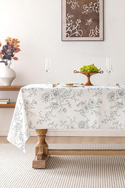 Gülce Home Collection Rose Dertsiz Leke Tutmaz Masa Örtüsü