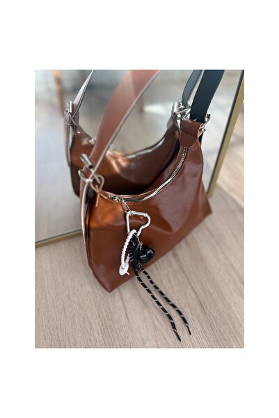 SHINELUC حقيبة ماريا طابا الجلدية الرغيف الفرنسي