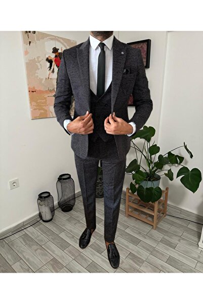 MISTER MR.PAPYON FASHION Erkek Regular Fit Yelekli Takım Elbise
