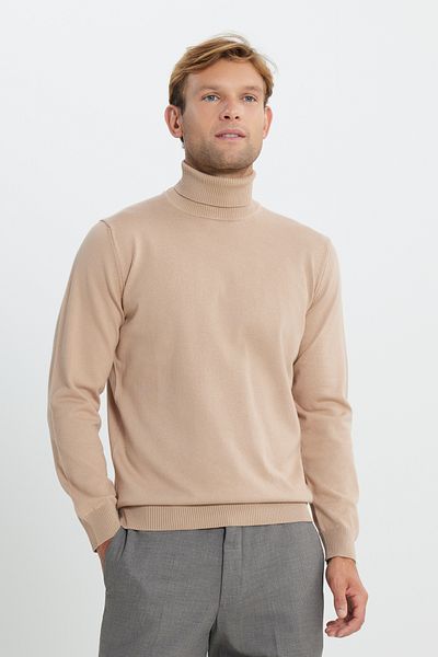 ALTINYILDIZ CLASSICS Βαμβάκι Standard Fit Regular Fit Full Turtleneck Basic πουλόβερ πουλόβερ