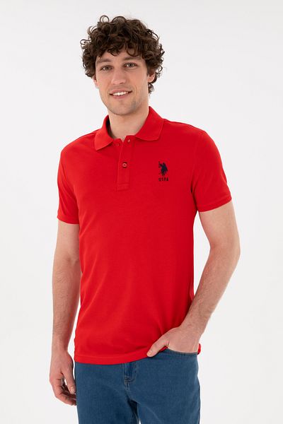 U.S. Polo Assn. Red Men's Basic T-Shirt -50284633-VR030