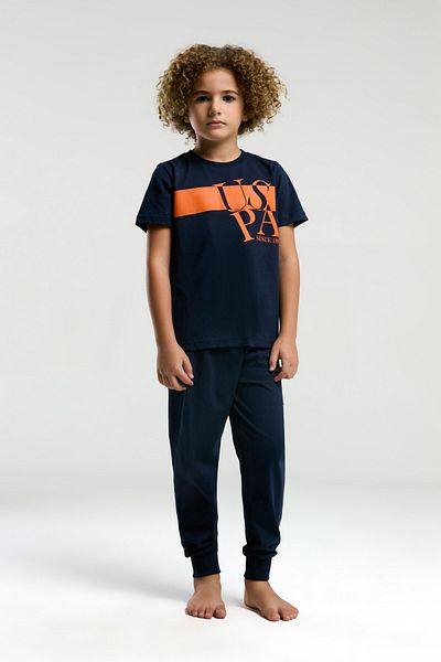 U.S. Polo Assn. U.S. Polo Assn Children's Bottom Top Suit, Casual Elegance and Freedom of Movement