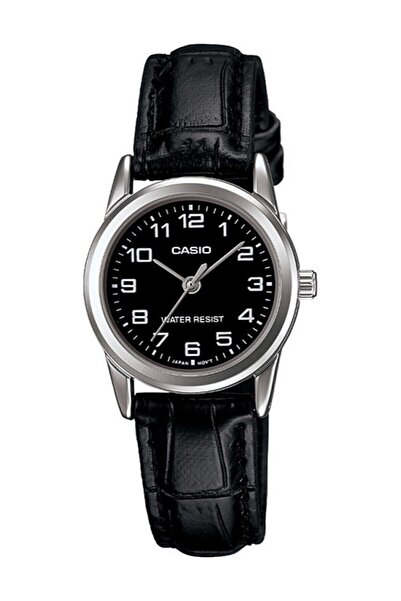 Casio Silver Strap Black Color Women's Wristwatch Case