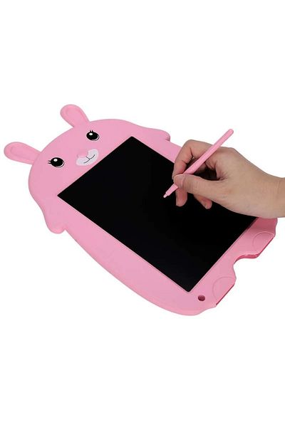 ANI OFİS KIRTASİYE A K Rabbit Design Digital Children's Writing Tablet Screen Computer 9 Inch