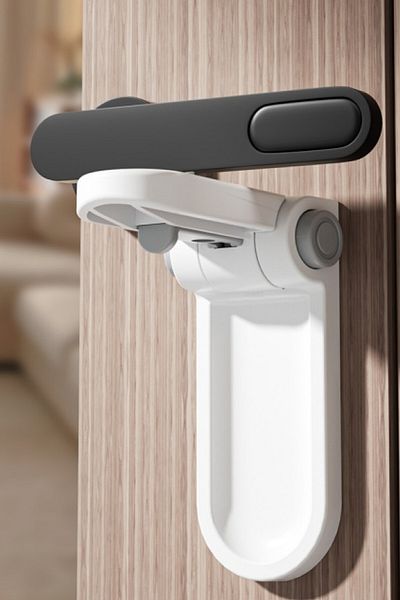hayret sepeti Prevent Curious Tiny: Prevent House Accidents with Child Protective Door Handle Lock!
