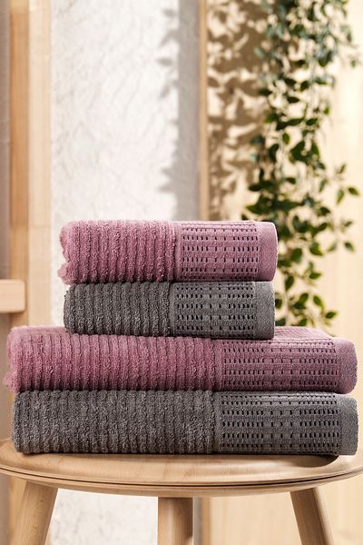 Casnack Pamir Premium Set of 4 Bath Towels