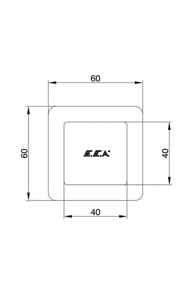 Eca Square Built-In Intermediate Cut-Off Valve