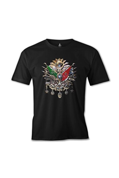 Lord T-Shirt Osmanlı Arması Siyah Erkek Tshirt