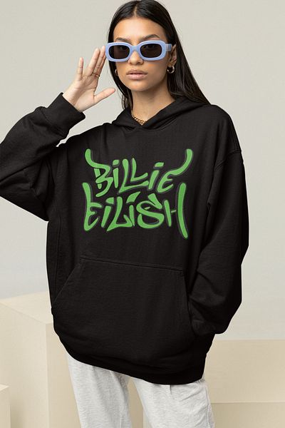 SEVBANO Billie Eilish Printed Unisex Oversize Hoodie