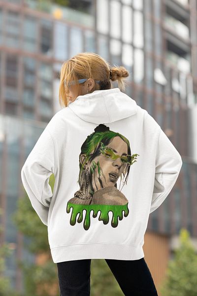 SEVBANO Billie Eilish Printed Unisex Oversize Hoodie
