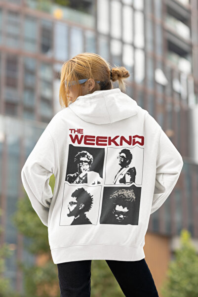 SEVBANO Dizajnirajte The Weeknd majicu sa kapuljačom, unisex, oversize, s pri...