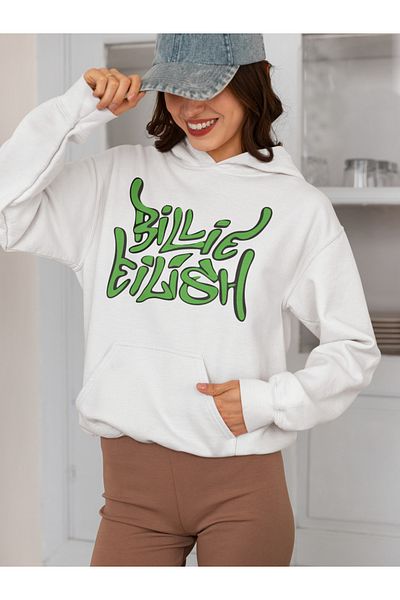 SEVBANO Billie Eilish Printed Unisex Oversize Hoodie