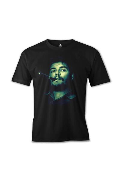 Lord T-Shirt Che Guevara - Smoke 2 Siyah Erkek Tshirt