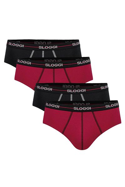 SLOGGI Herren Slips 4er Pack - Start midi C4P Box, Baumwolle