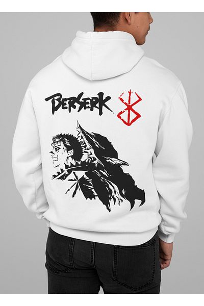 SEVBANO Berserk Printed Unisex Oversize Anime Series Hoodie