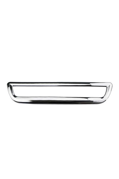 Choice A Style Abs Chrome Car Key Ring Fuel Trank Button Panel Frame Trim Decoration Sticker For Peugeot 20