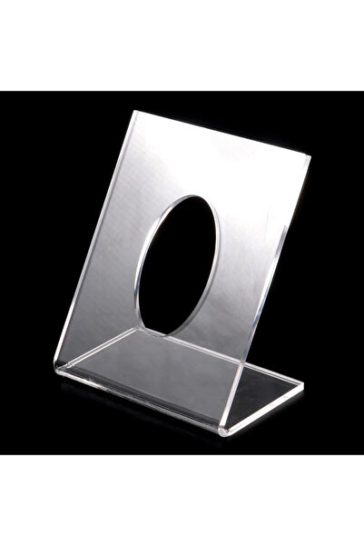 Choice حامل عرض أقراط من الأكريليك بفتحة واحدة مع نموذج أذن من السيليكون النا...